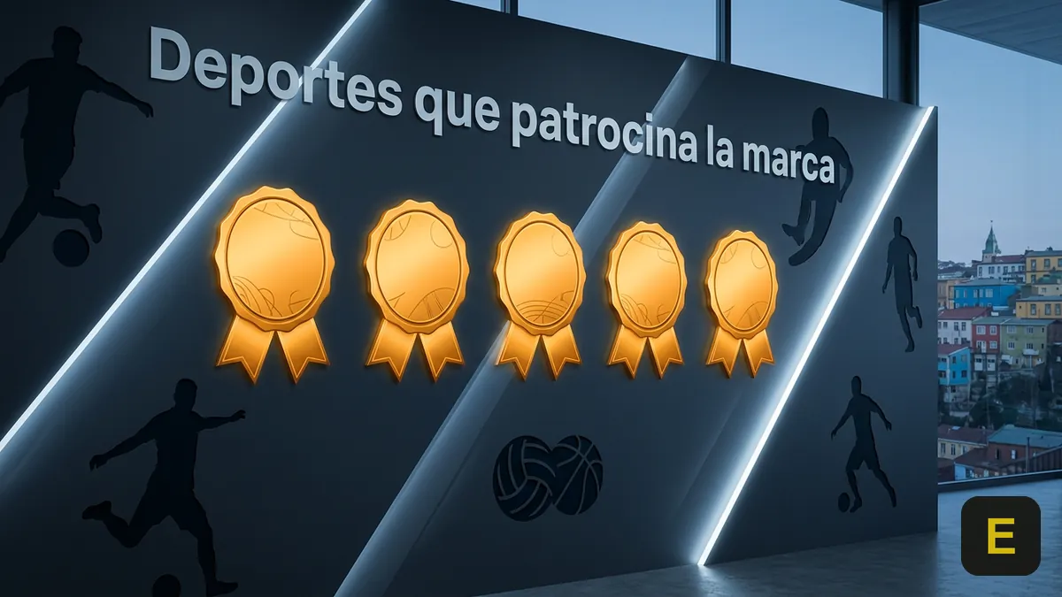 Panel con patrocinios deportivos de fútbol, básquet y ecuavóley de Ecuabet para el público chileno
